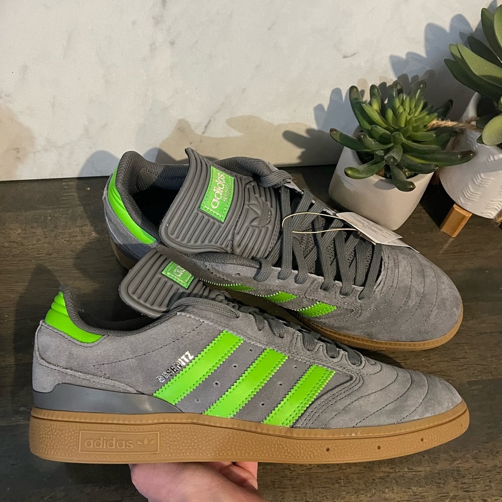 adidas Busenitz Grey Lime Gum - Picture 9 of 11